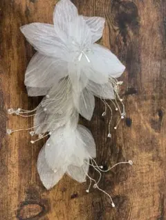 結婚式　髪飾り　ヘアアクセサリー　お花