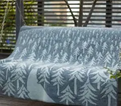 KLIPPAN✕mina perhonen 　ウールブランケット　グレー