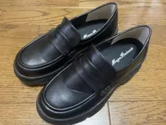 しまむら　スニーカーローファー ブラック Lサイズのサムネイル