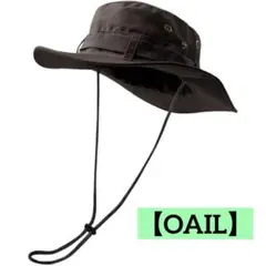 OAIL オーアイエル 男女兼用サファリハット バケットハット 折り畳み式