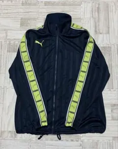 PUMA プーマ トラックジャケット SSサイズ ライムグリーン　y2k