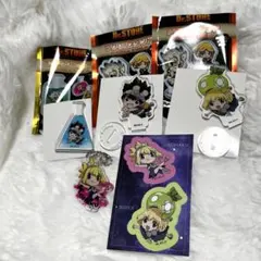 ドクターストーン100均コラボ5点セット クロム、コハク、スイカ