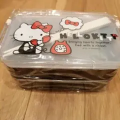 Hello Kitty 保冷バッグ付きランチボックス 블랙