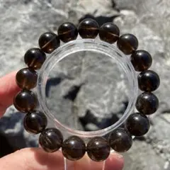 スモーキークォーツ　濃色　ブレスレット