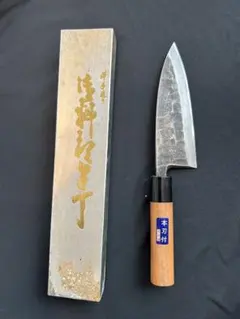 安来炭打 本刃付 槌目 三徳包丁 和包丁 伝統工芸品 - メルカリ