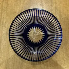 江戸切子　菊紋　平鉢皿のサムネイル