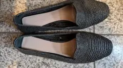 ZARA フラットシューズ ブラック 39
