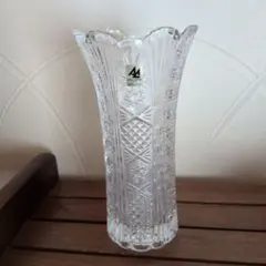 ☆【未使用保管品】ADERIA CRYSTAL 花器 クリスタル花瓶 石塚硝子☆
