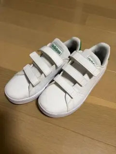adidas スニーカー ホワイト グリーン ベルクロのサムネイル