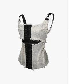 theredthread frayed tweed corset topsのサムネイル