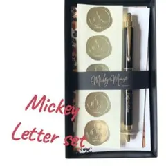 ミッキーレターセット　ディズニー　箱付きDisney
