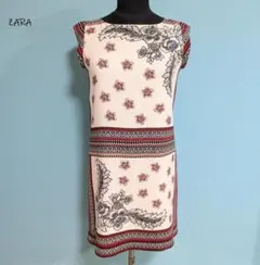 274 ZARA チュニックミニワンピース サイズXS