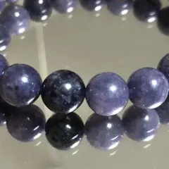 【天然石】アイオライト 10mm ブレスレットio10013