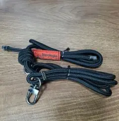 Topologie トポロジースマホショルダーストラップ　ブラック 美品