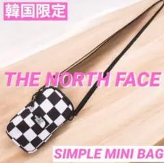 韓国限定ノースフェイス　スマホショルダー　シンプルミニバッグ　ポーチ　サコッシュ