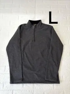 CLOSSHI PREMIUM ハーフジップ　長袖　グレー　メンズ　トップス