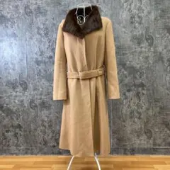 ケイオブクリツィア/K OF KRIZIA【M】ロングコート ファー付き