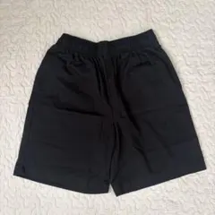 【GU】 シェフショーツ ブラック 黒 Sサイズ ハーフパンツ ウエストゴムのサムネイル