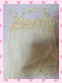 美品】00s 希少 axes レースアップ姫系キャミ デカリボン 姫カジ
