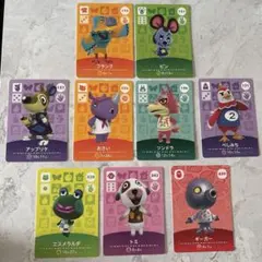 あつまれどうぶつの森 amiiboカード セット　④ (ツンドラ、アップリケ)