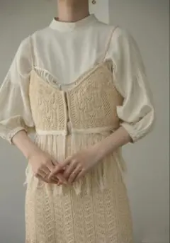eaphi TULLE ASYMMETRY FRILL CAMISOLE - メルカリ