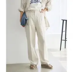 JOURNAL STANDARD relume リネンコットンタックスラックス