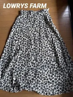 LOWRYS FARM花柄ロングスカート Fサイズ