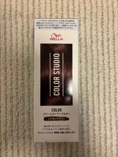 【新品】ウエラ WELLA カラースタジオ シナモンブラウン ヘアカラー剤のサムネイル