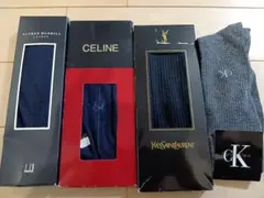 【新品】 メンズソックス 4点セット　カルバンクライン　dunhill　等