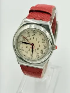 Swatch スウォッチ 腕時計 クォーツ レッド