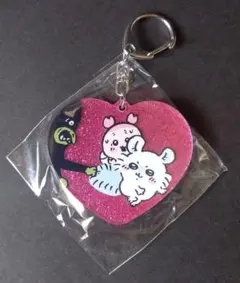ちいかわ モモンガ 古本屋 かにちゃん ラメ アクリルキーホルダー アクキーのサムネイル
