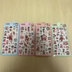 SLAMDUNKスラムダンク硬いシール 4枚セット