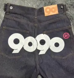 9090 ワイドデニムパンツ グレー 値下げ可能 - メルカリ