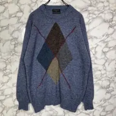 アーガイル ニット