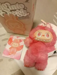 【正規品】ラブブ　Biginto Energy ぬいぐるみペンダン 赤　LOVE