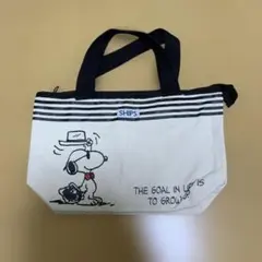 中古　スヌーピー SNOOPY SHIPS トートバッグ　バッグ　かばん