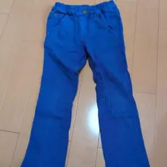 青色ゴム入りウエストパンツ