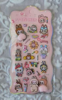 ラブブ 3Dステッカー