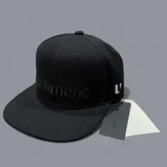 【新品】unitement ユナイトメント フラットバイザー キャップ ブラック