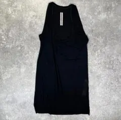 23FW Rick Owens FOG tank top XS 黒　ノースリーブのサムネイル
