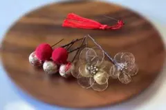 七五三和装髪飾り　成人式　振袖　袴　ヘア飾り　前撮り　結婚式