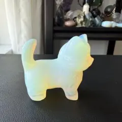 はち様専用】天然石アパタイトの小猫ちゃん 置物 彫物NO.070602 - メルカリ