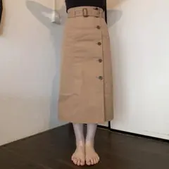 KUMIKYOKU スカート　タイトスカート　ロング　レディース　S ベージュ
