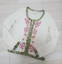 Chesty カーディガン 花柄 ビジュー装飾のサムネイル