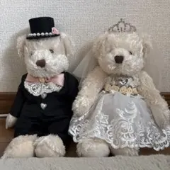 ウェルカムドール ウェディング ベア 2体セット