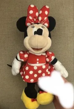 ミニーマウス ぬいぐるみバッジ ノーマル