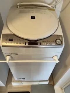 2019年製美品★シャープ洗濯機　8KG シャープ製/2019年式/8kg/洗濯乾燥機/ES-TX8C-W | 洗濯乾燥機