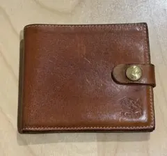 今日まで値引き中！IL BISONTE 二つ折り財布 レザー ヌメ革のサムネイル
