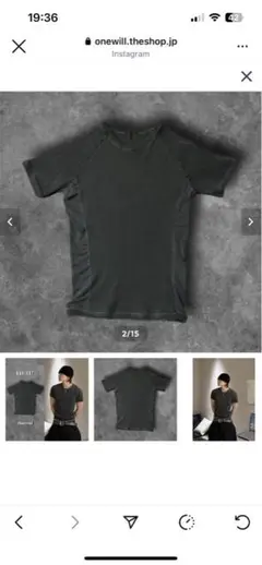 RADIANT ranserect リブTシャツ 即完品です！