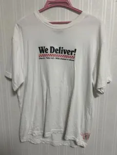 ピザデザイン Tシャツ ホワイト H＆M